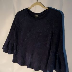 Bell Sleeve sweater soft chenille